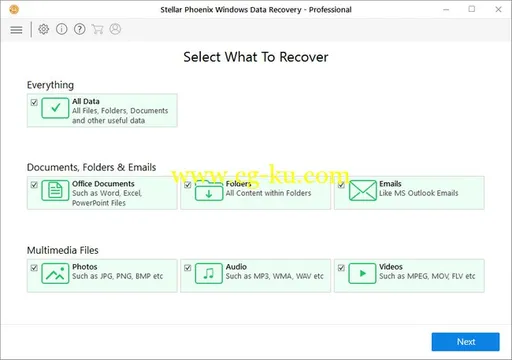 Stellar Phoenix Windows Data Recovery Professional 7.0的图片1