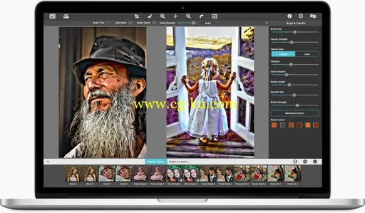 JixiPix Portrait Painter 1.31 MacOSX的图片1