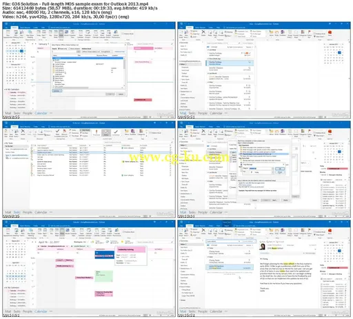 Lynda – Cert Prep: Outlook 2016 Microsoft Office Specialist (77-731)的图片2