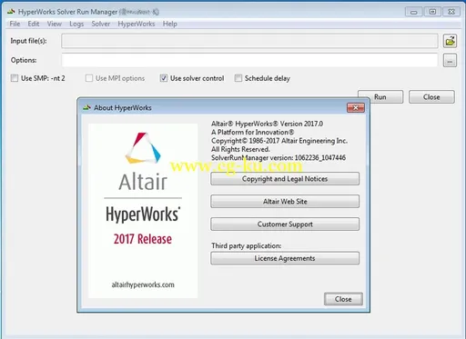 Altair HyperWorks Solvers 2017.0.1 with Help的图片2