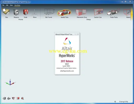 Altair HyperWorks Virtual Wind Tunnel 2017.0的图片2