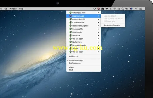 GitBar 1.2 MacOSX的图片1