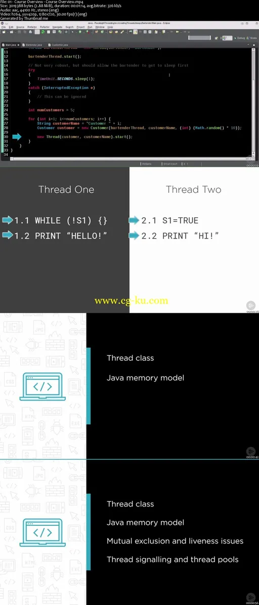 Java Fundamentals – Concurrency with Multithreading (2017)的图片2