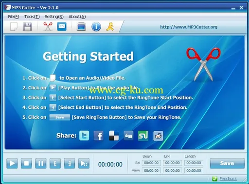 MP3 Cutter 2.1.0的图片1