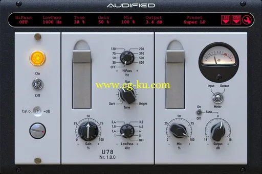 Audified U78 Saturator v1.0.0 WiN的图片1