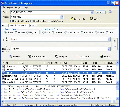 DivlocSoft Actual Search And Replace 2.9.3的图片1