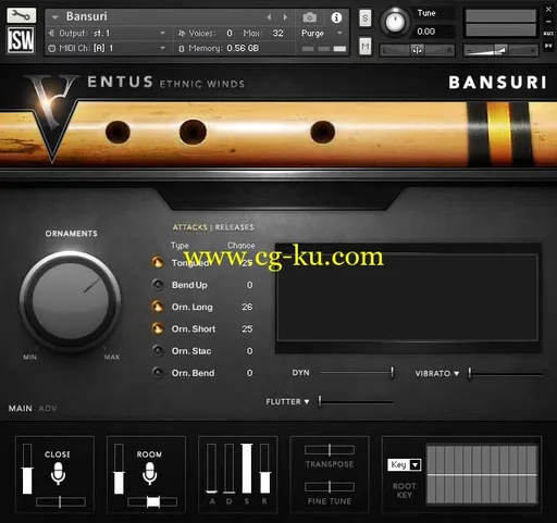 Impact Soundworks VENTUS Ethnic Winds Bansuri KONTAKT的图片1