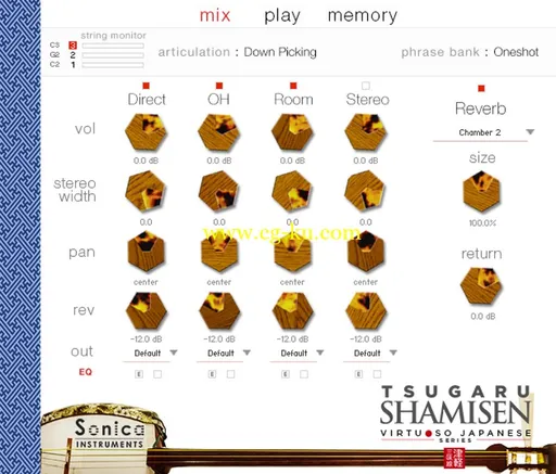 Sonica Instruments Tsugaru Shamisen KONTAKT的图片1
