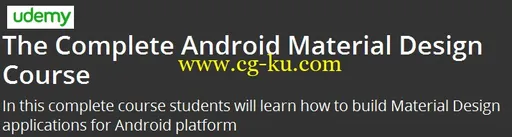 The Complete Android Material Design Course的图片1