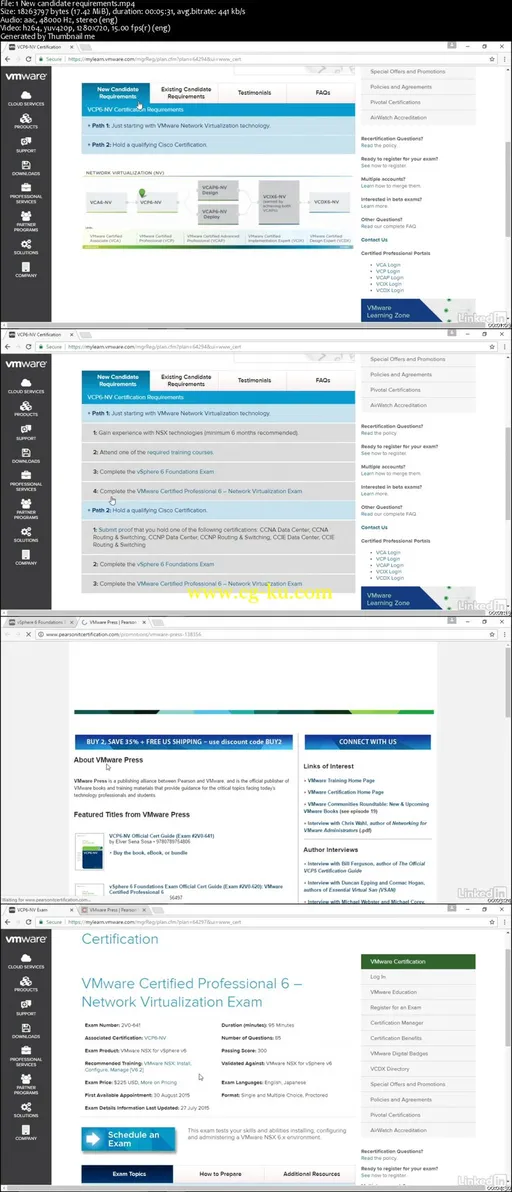 Cert Prep: VMware Certified Professional 6-Network Virtualization (2v0-641)的图片1