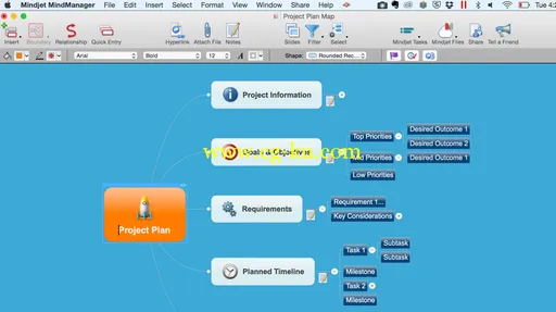 Mindjet MindManager 10.6.113 MacOSX的图片1