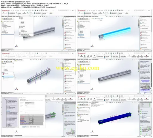 Lynda – SOLIDWORKS SimulationXpress的图片2