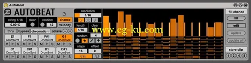 K-Devices AutoBeat v1.2 for Ableton Live v9.7.1 ALP的图片1