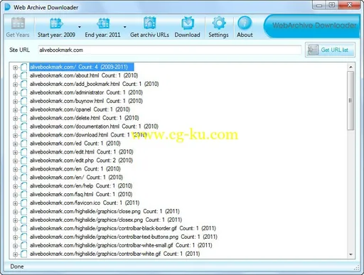 Web Archive Downloader 1.4.2的图片1