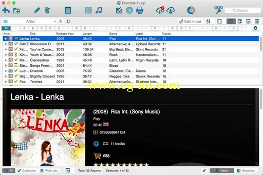 Collectorz.com Music Collector Pro 17.0.2 MacOSX的图片1