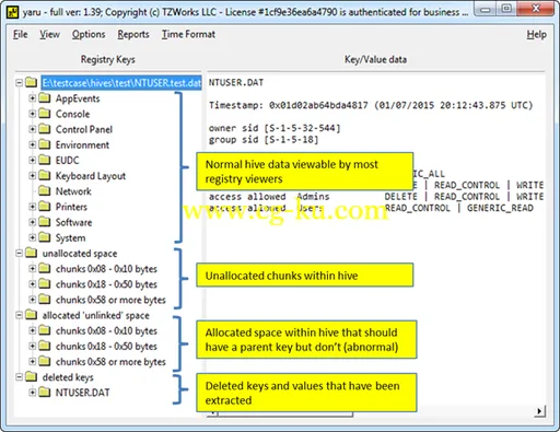 Yet Another Registry Utility 1.57 x32/x64的图片1