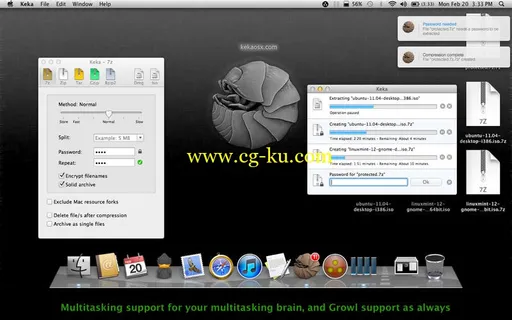 Keka 1.0.5 Multilingual MacOSX的图片1