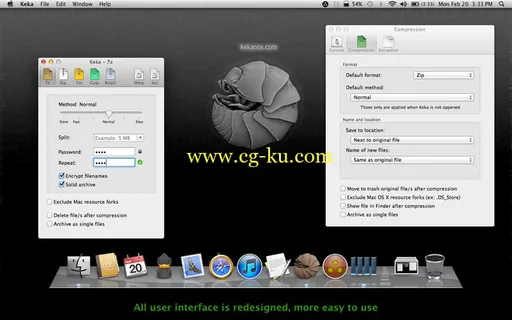 Keka 1.0.5 Multilingual MacOSX的图片2