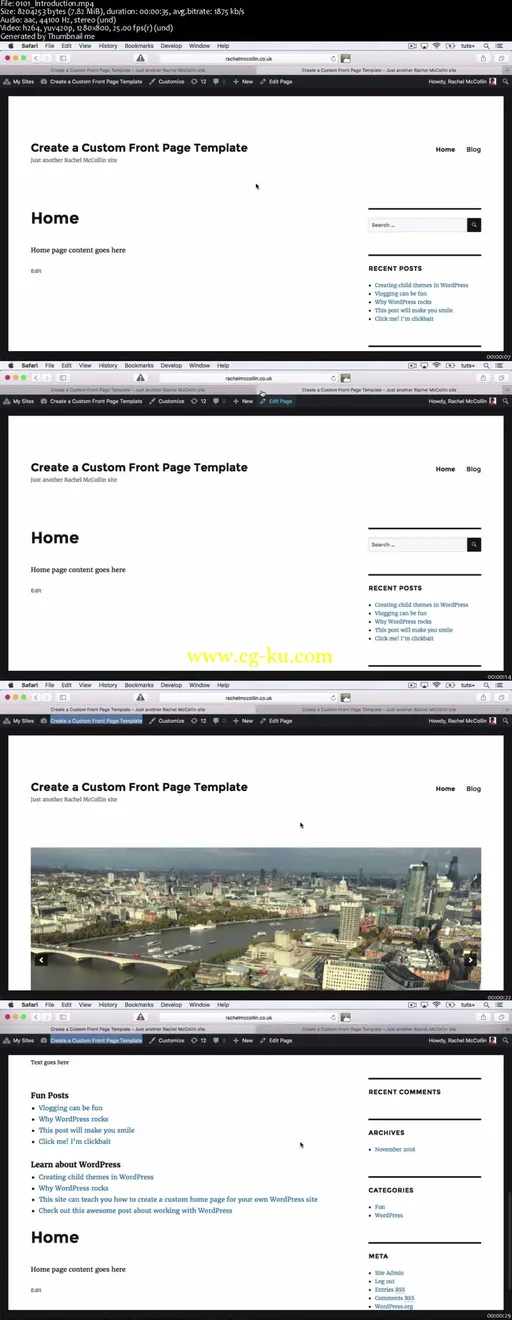 Create a Custom Front Page With a WordPress Theme Template的图片1