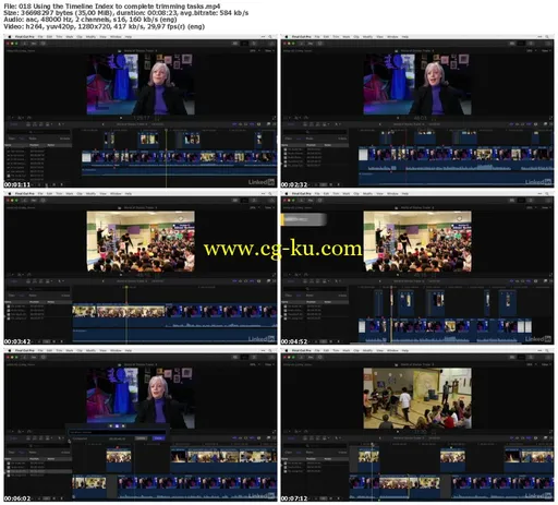 Lynda – Final Cut Pro X Guru: Web Video with Graphics的图片2