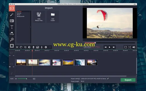 Movavi Slideshow Maker 2.1 Multilingual MacOSX的图片1