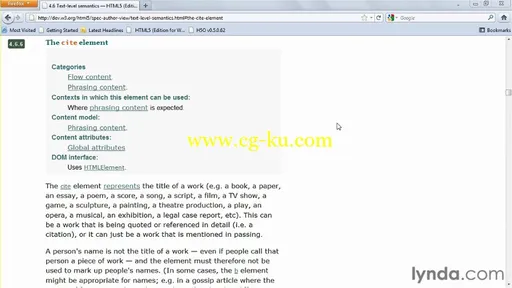 HTML5: Structure, Syntax, and Semantics (2011)的图片2