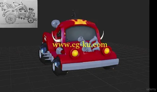 Learn to Model a Cartoon Car in Maya的图片1