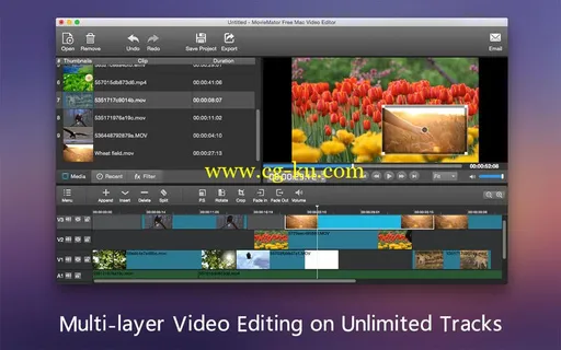 Video Editor MovieMator 1.7.8 Mac OS X的图片1