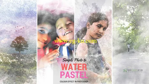 Water Pastel Colour Effect in Adobe Photoshop的图片1