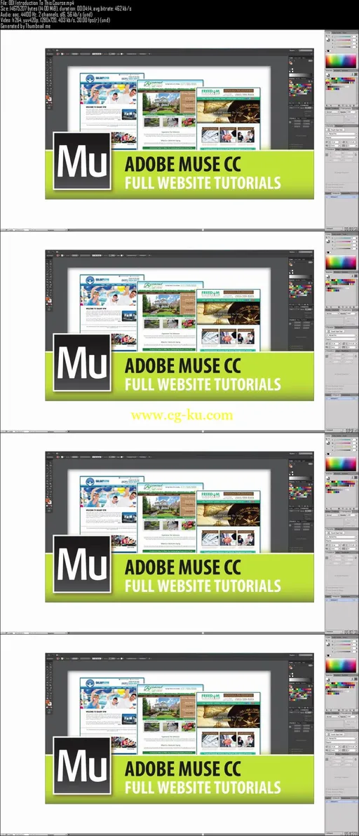 Adobe Muse – Full Website Tutorials From Start To Finish的图片1