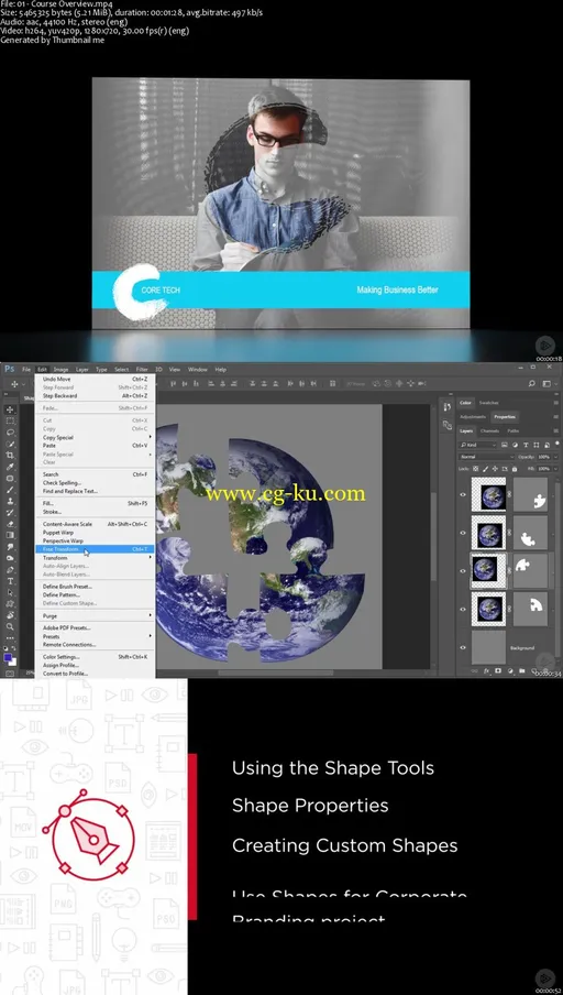 Photoshop CC Working with Shape Tools的图片2