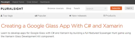 Creating a Google Glass App With C# and Xamarin的图片1