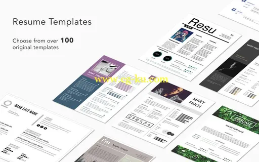 Resume Templates By Graphic Node 1.4 MacOSX的图片1