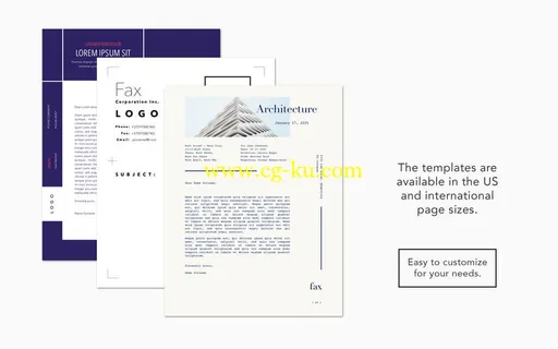 Fax Templates for Pages By Graphic Node 1.4 MacOSX的图片1