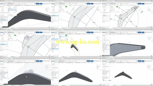 Onshape Top-down Skeleton Modeling – Creating an Excavator Arm的图片2