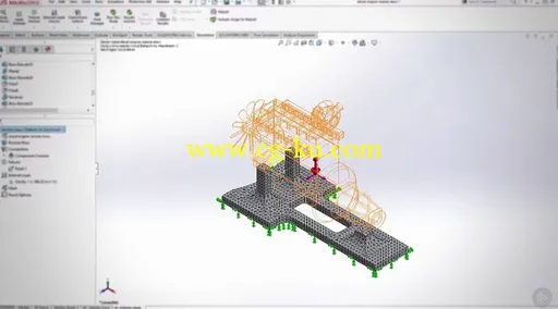 SOLIDWORKS Simulation – Linear Static Assembly Analysis的图片1