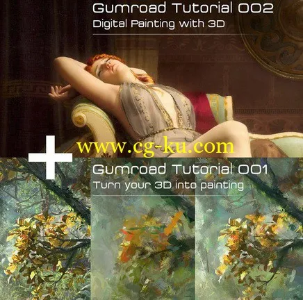 Gumroad – Bundle 001 and 002 Painting With 3D by Stephane Wootha Richard的图片1