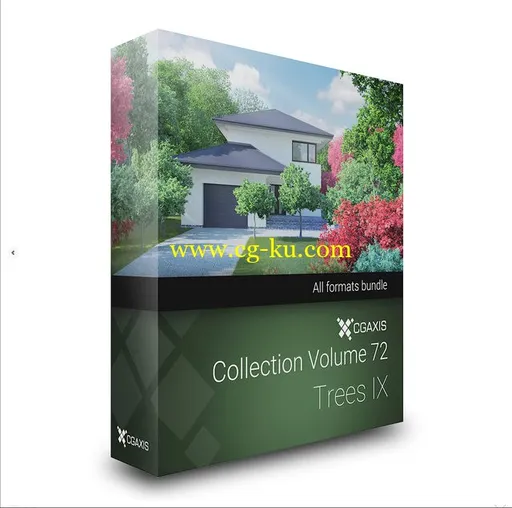 CGAxis Models Volume 72 – Trees IX (Vray Only)的图片1