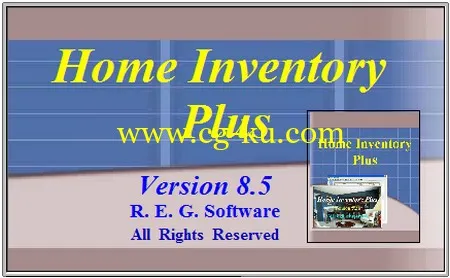 Reg Software Home Inventory Plus 8.6的图片1