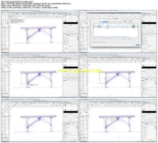 Lynda – Learning Vectorworks的图片2