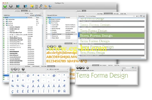 Insider Software FontAgent Pro 6.012 MacOSX的图片1