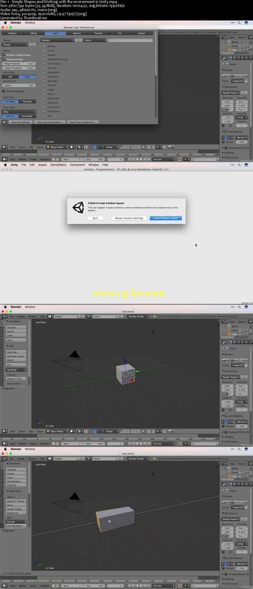 The Basics of Designing 3D Art with Blender and Unity的图片2