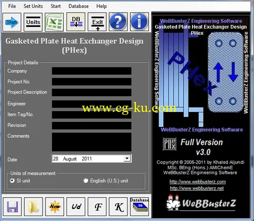 WeBBusterZ Gasketed Plate Heat Exchanger Design v6.0的图片1