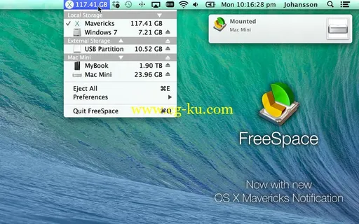 FreeSpace v1.2.13 MacOSX的图片1