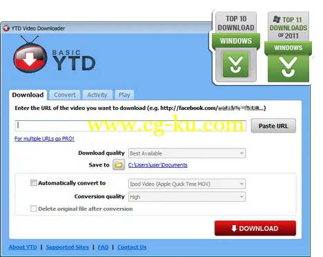 YouTube Downloader 4.1 下载Youtube工具的图片1