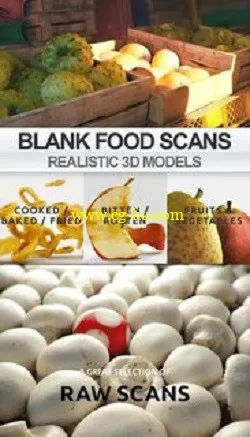 Blanc Realistic – Scanned Food – 3D Models的图片1