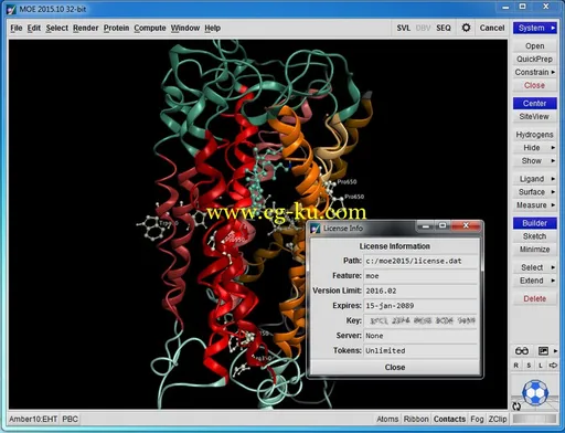 Molecular Operating Environment (MOE) 2015.10的图片2