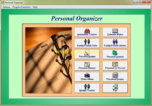 Reg Software Personal Organizer 7.6的图片1