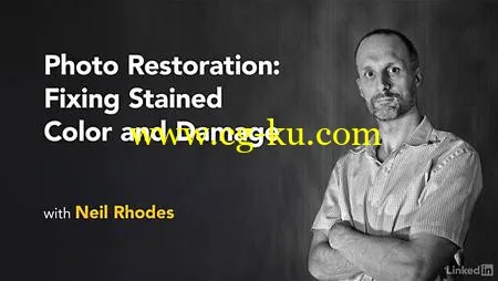 Lynda – Photo Restoration: Fixing Stained Color and Damage的图片1