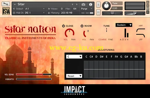 Impact Soundworks Sitar Nation v2.0 KONTAKT的图片1